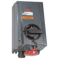 Wall-mounting Sockets 125 A Series 8581/31